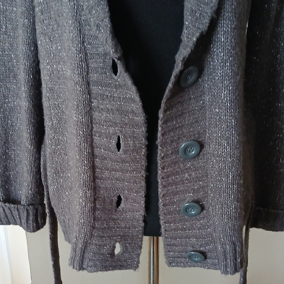 Kersh Dark Grey Women's Cardigan Sweater - Picture 9 of 9